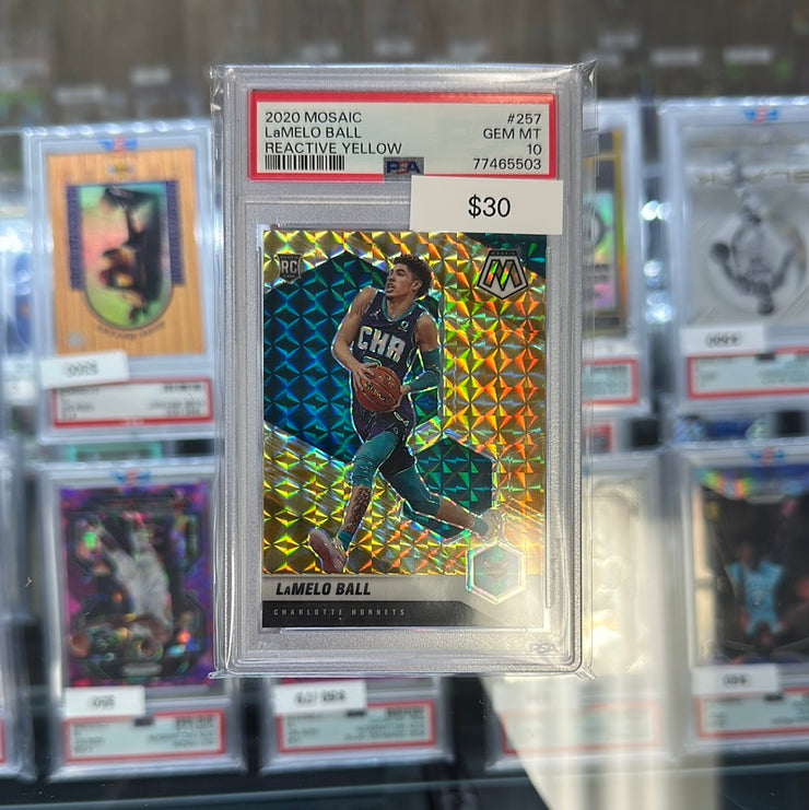 2020 Mosaic Lamelo Ball Reactive Yellow 