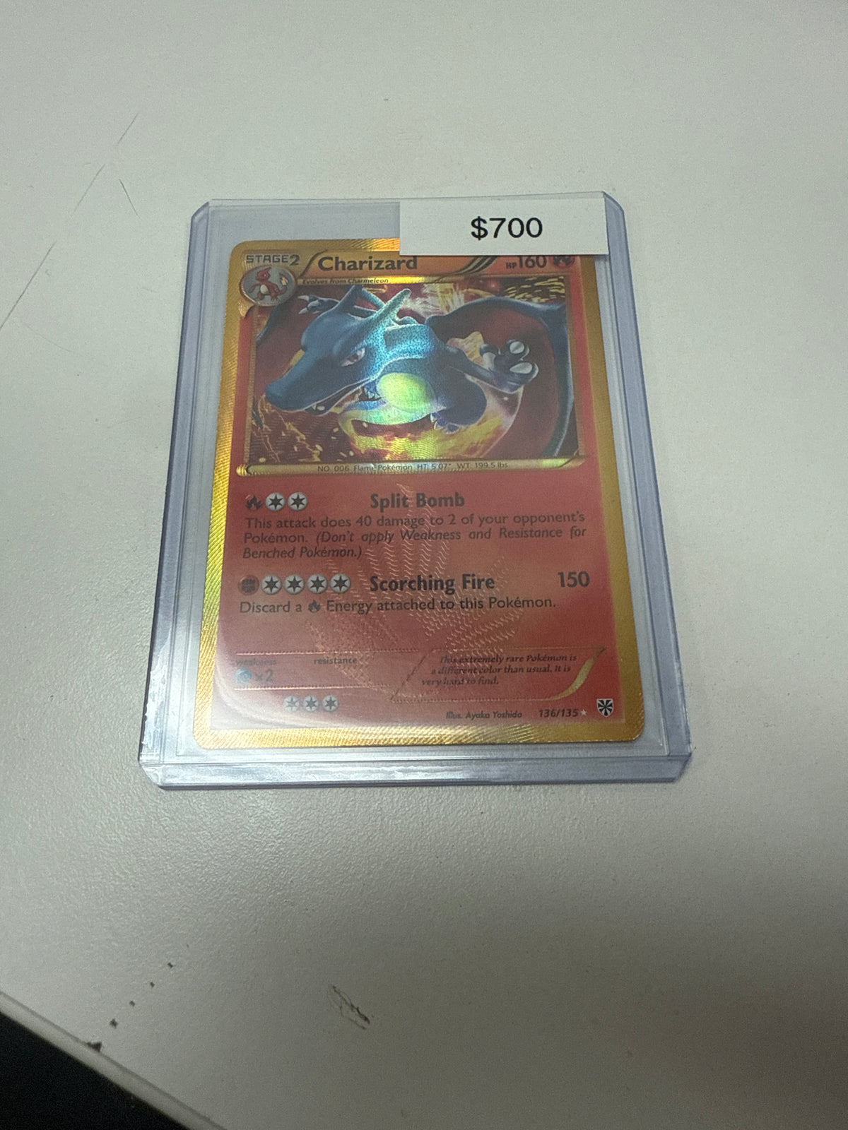 Pokemon Charizard Secret Shining #136/135