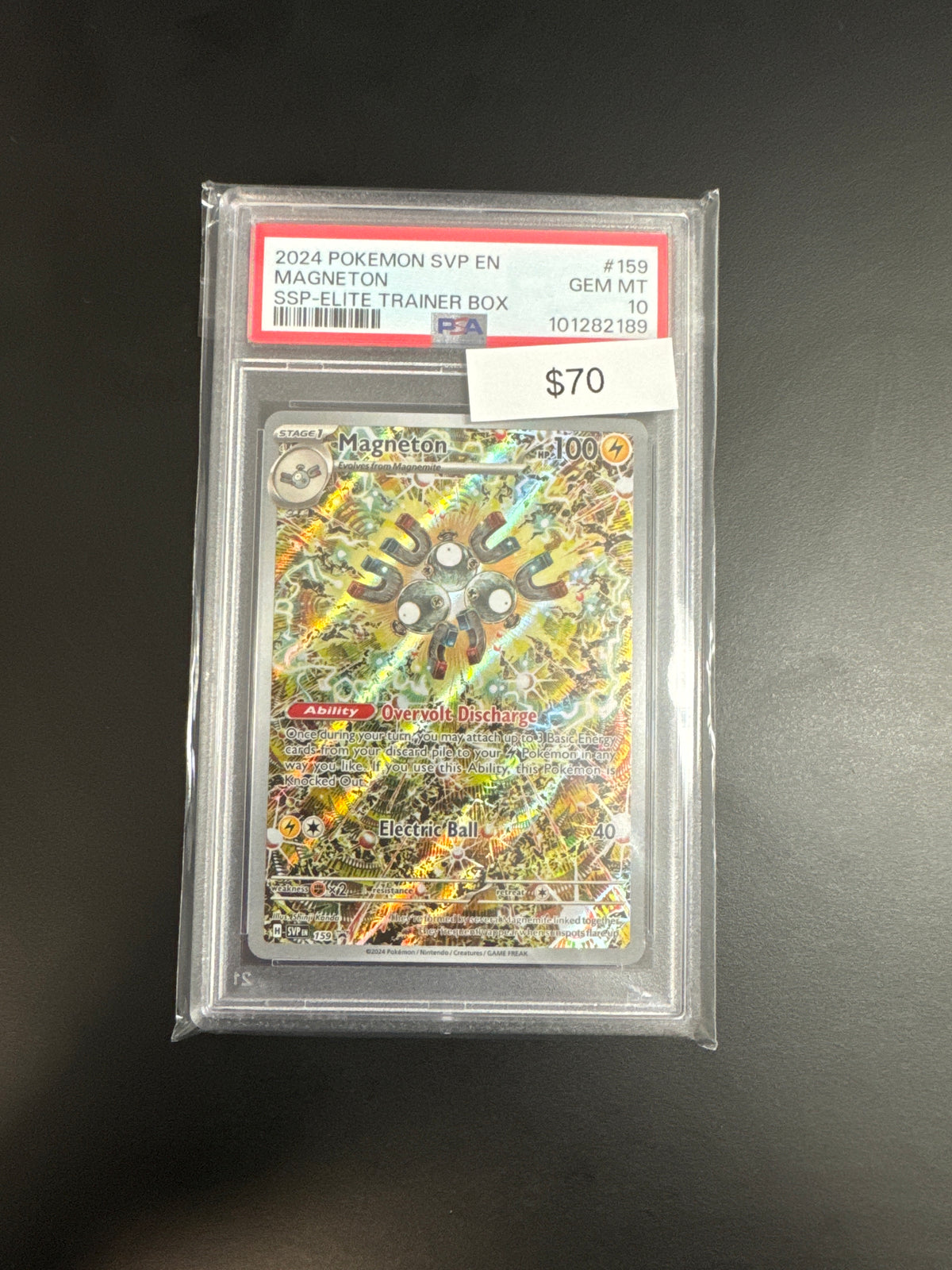 Pokémon Magneton Promo 159 PSA 10