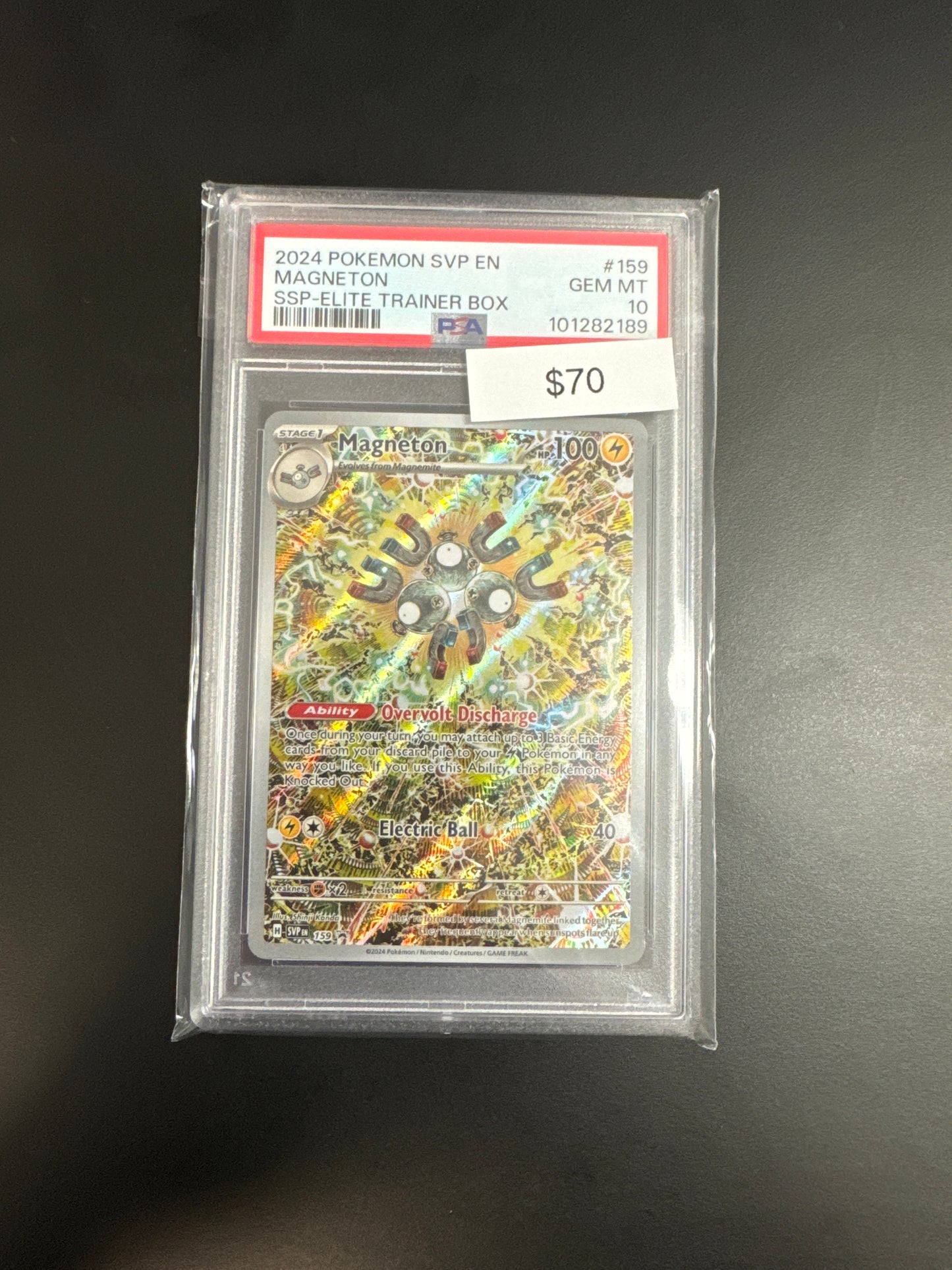 Pokémon Magneton Promo 159 PSA 10