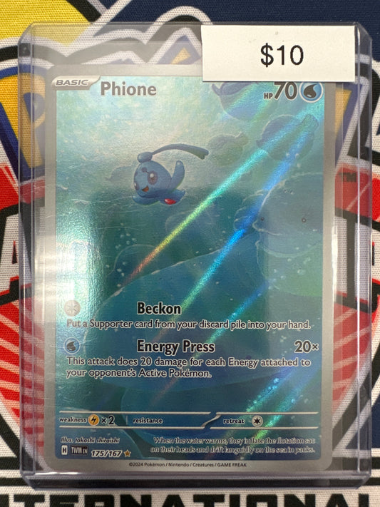 Pokemon Twilight Masquerade Phione  175/167