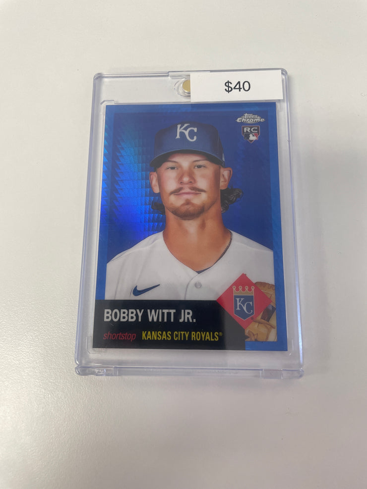 2022 Topps Platinum Bobby Witt Jr Sapphire 