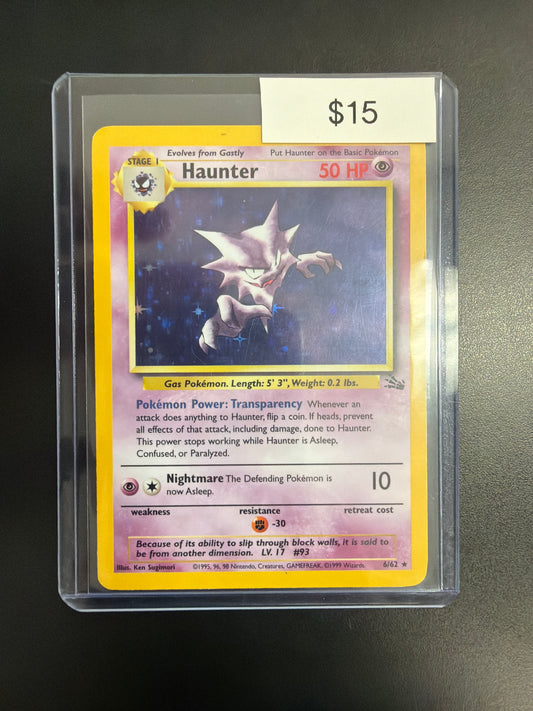 Pokemon Fossil Haunter #6/62