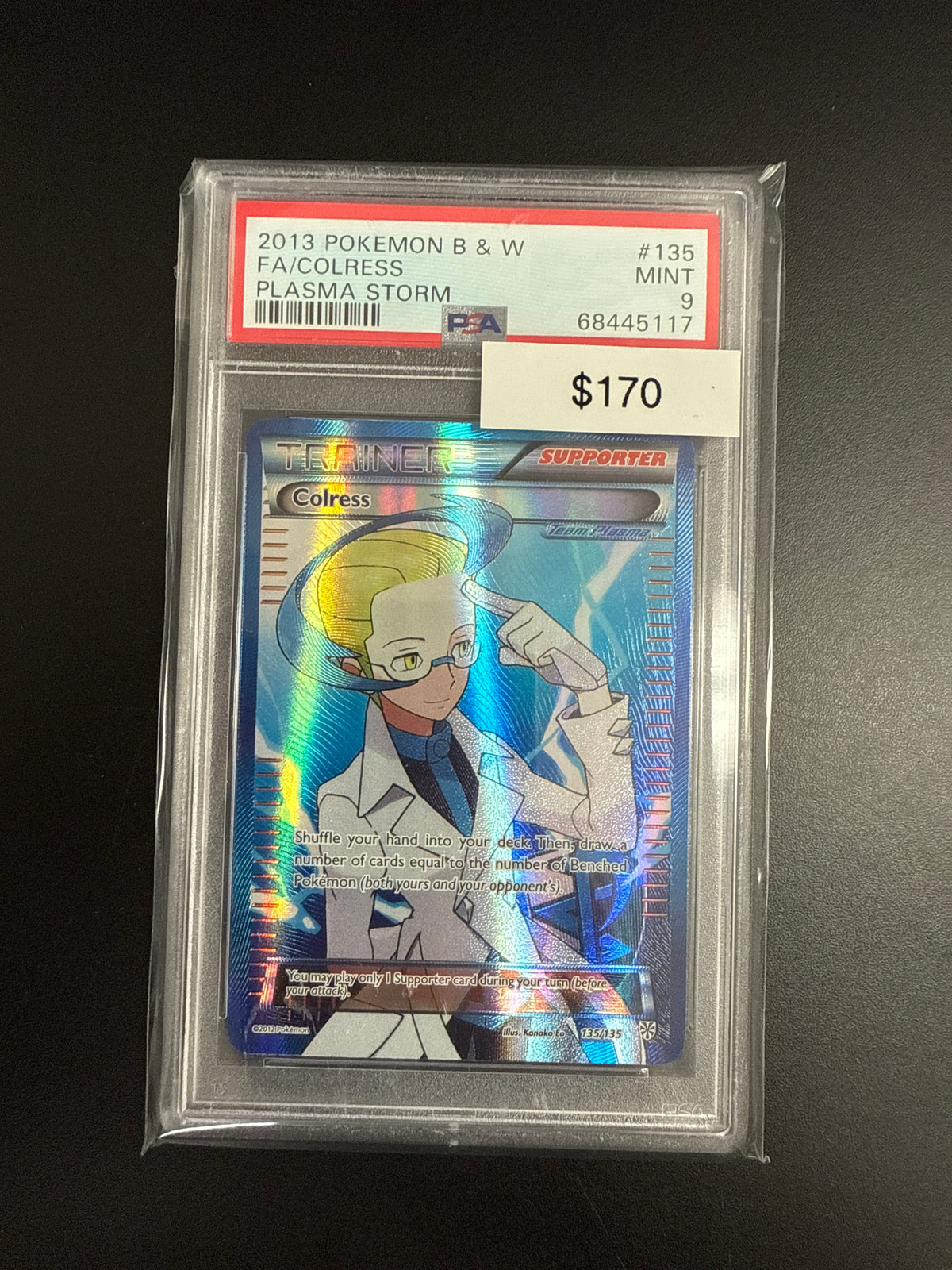 Pokémon Plasma Storm 135 PSA 9