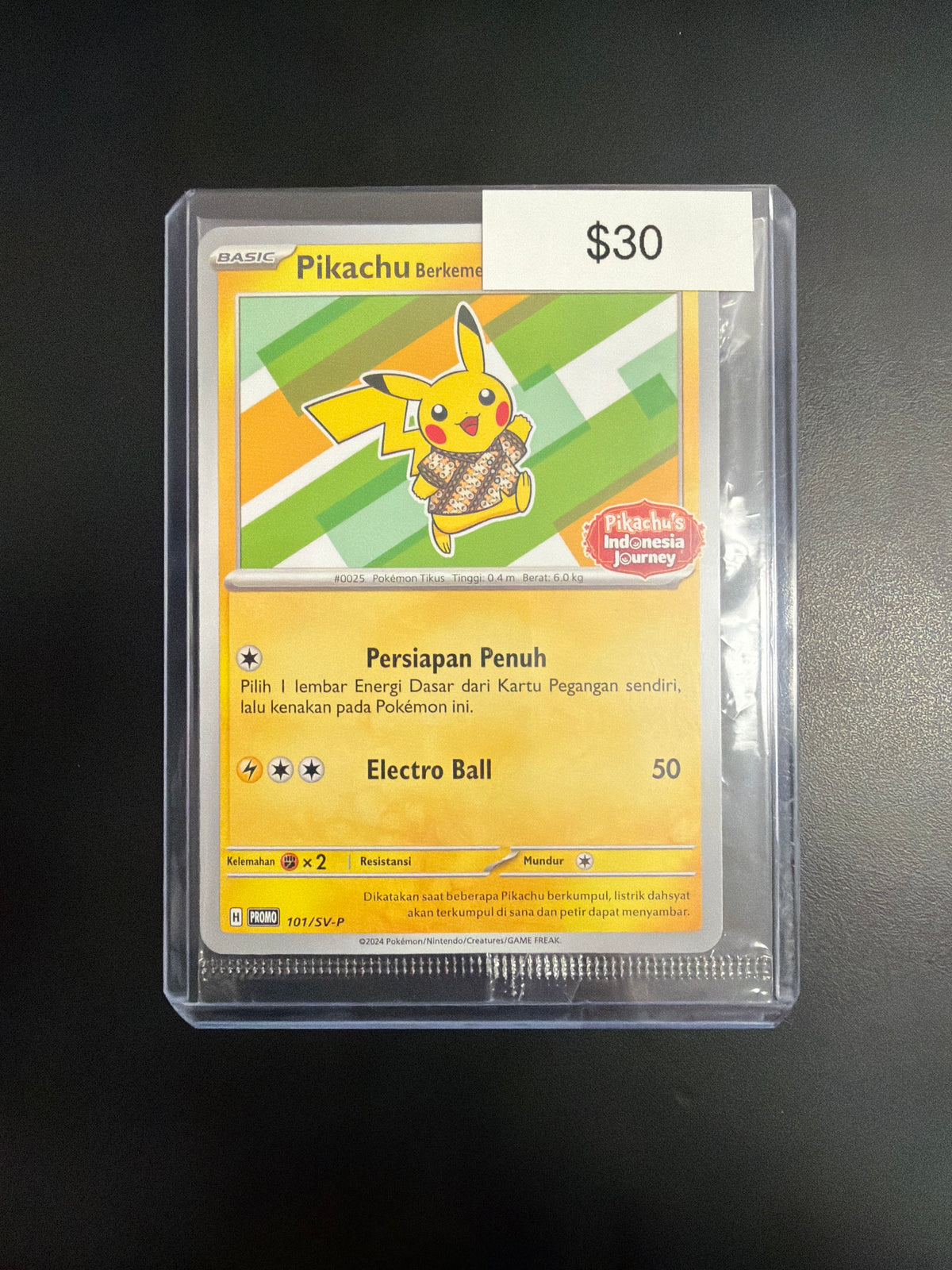 Pokemon Pikachu Indonesia Journey 101/SV-P