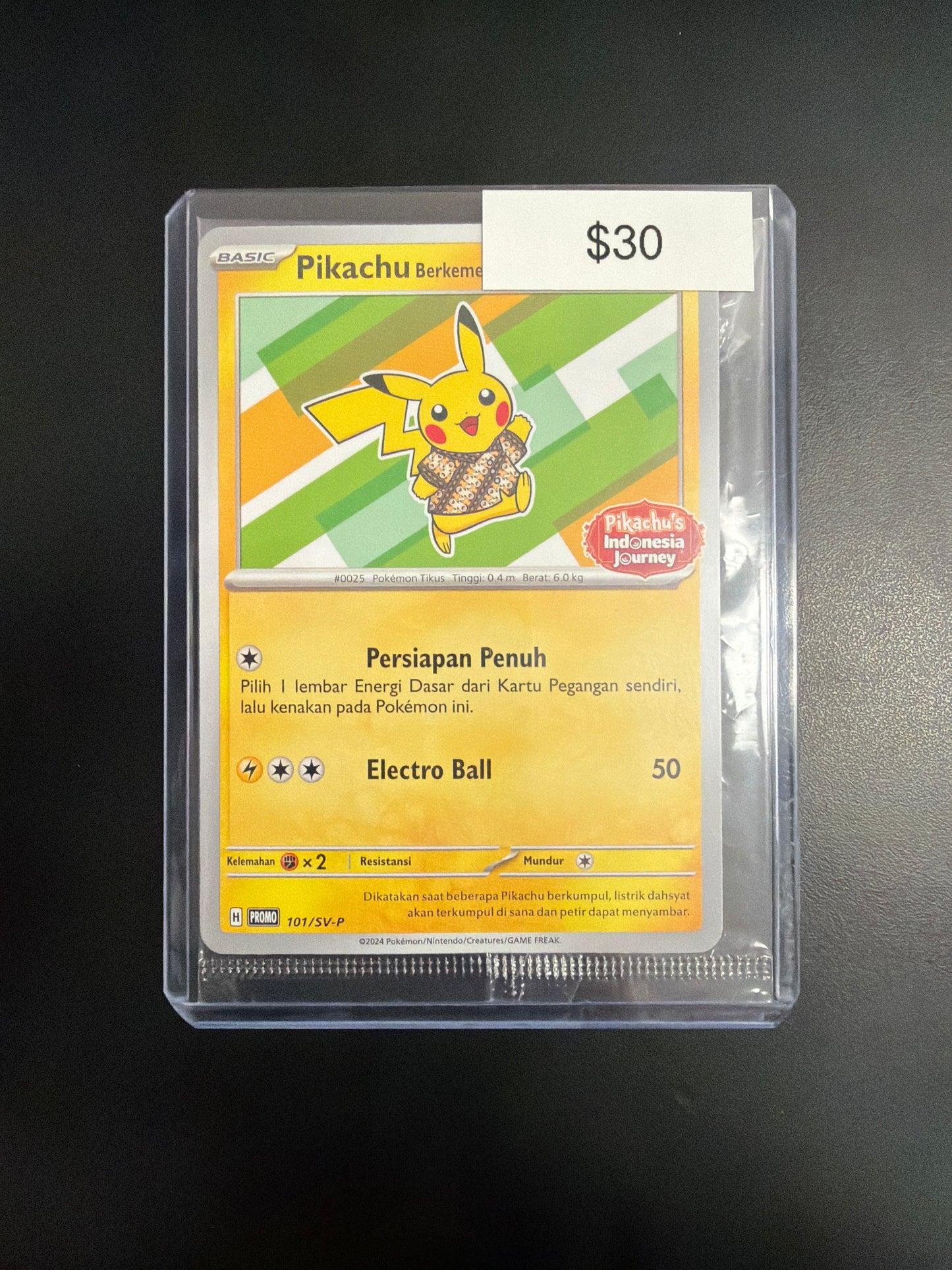 Pokemon Pikachu Indonesia Journey 101/SV-P