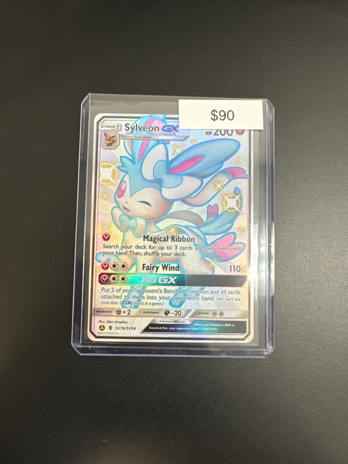 Pokémon Sylveon GX Hidden Fates SV76/SV94