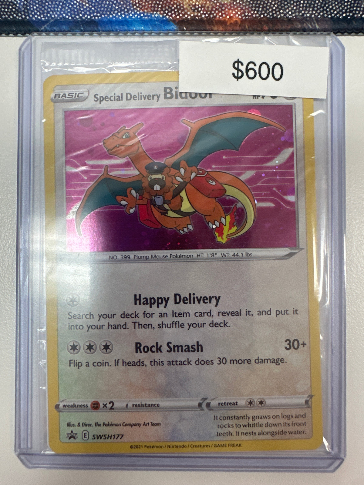Pokemon Special Delivery Bidoof SWSH177