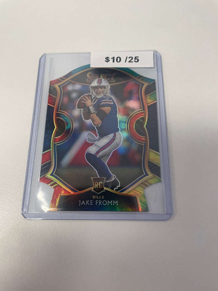 2020 Select Jake Fromm Tie Dye Rookie /25 