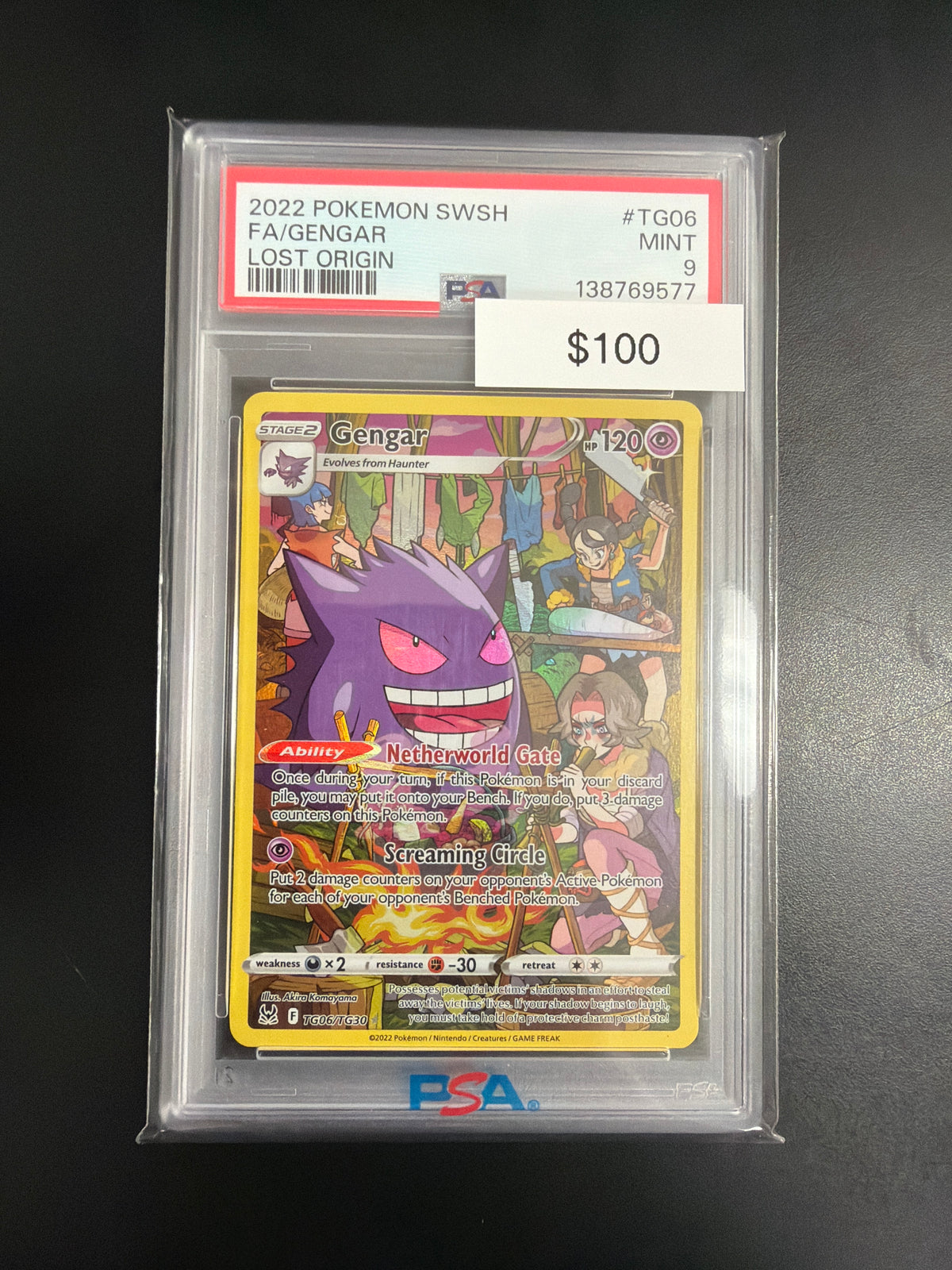 Pokemon Gengar #TG06 PSA 9
