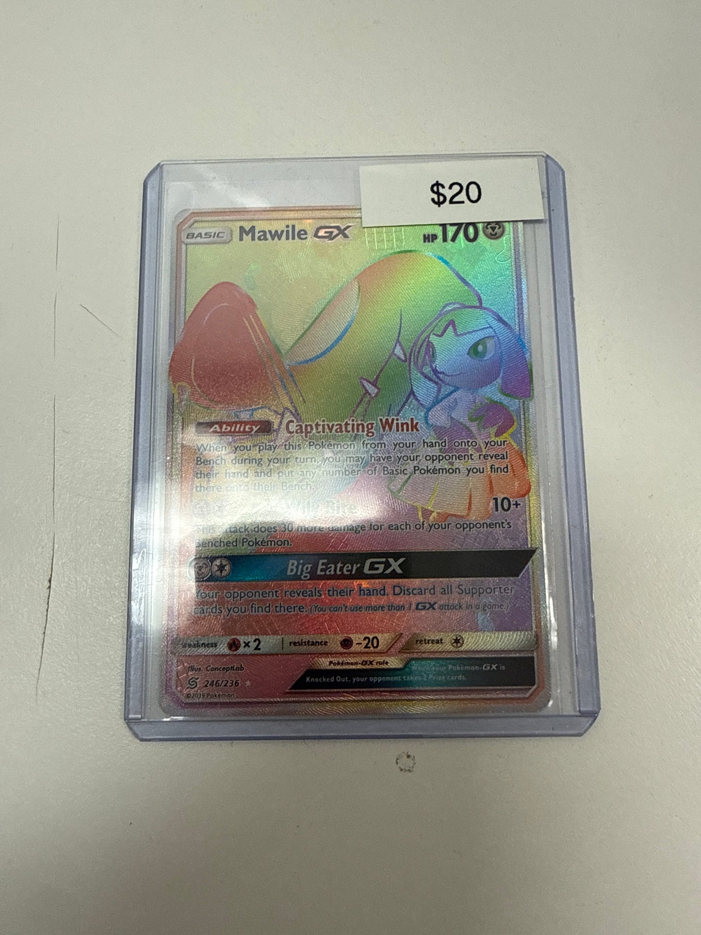 Pokemon Mawile Gx Secret #246/236