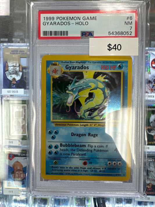Pokemon Gyarados 6/102 Holo PSA 7