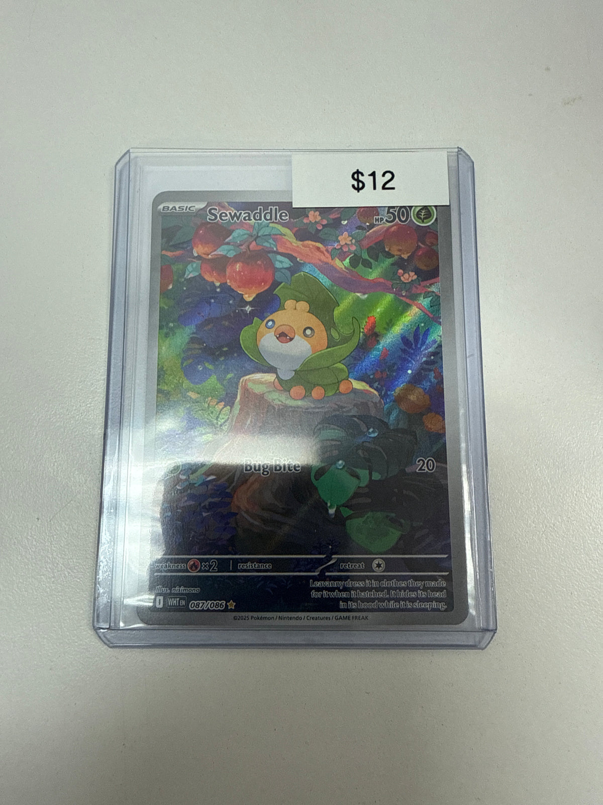 Pokemom Sewaddle #087/086