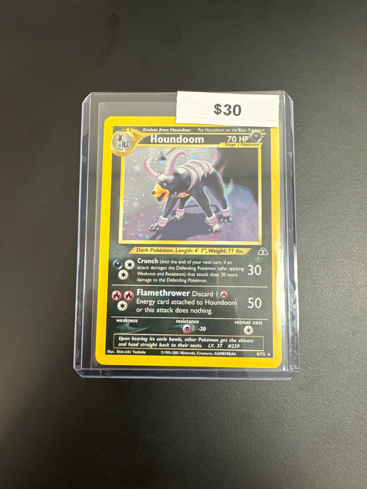 Pokémon Houndoom Holo 4/75 Holo