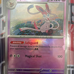 Pokemon Prismatic Evolutions Master Ball Holo Sylveon 040/131