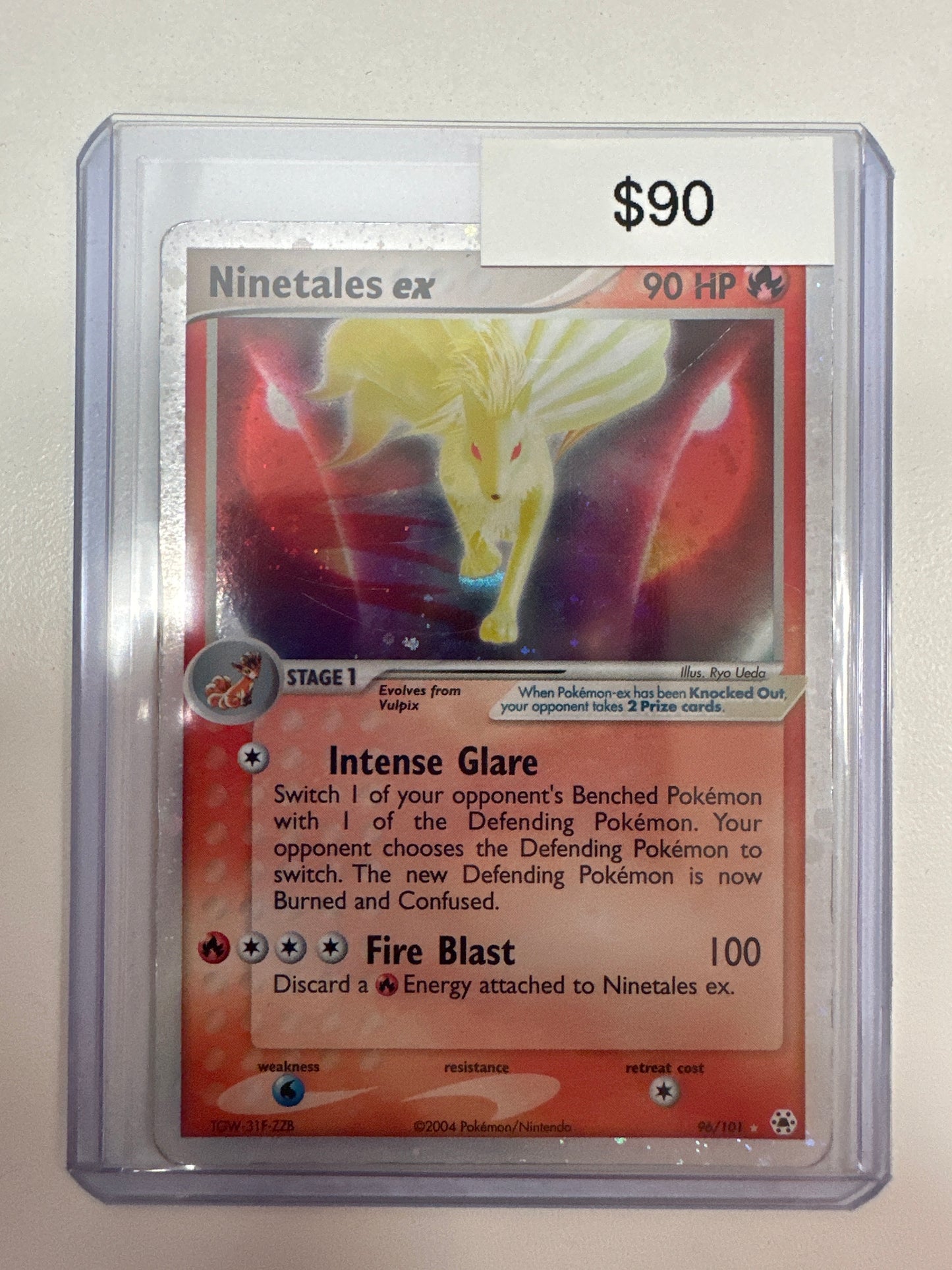 Pokemon Ninetales ex 96/101