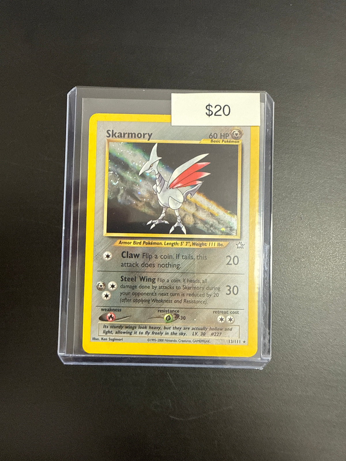 Pokémon Skarmory Holo 13/111