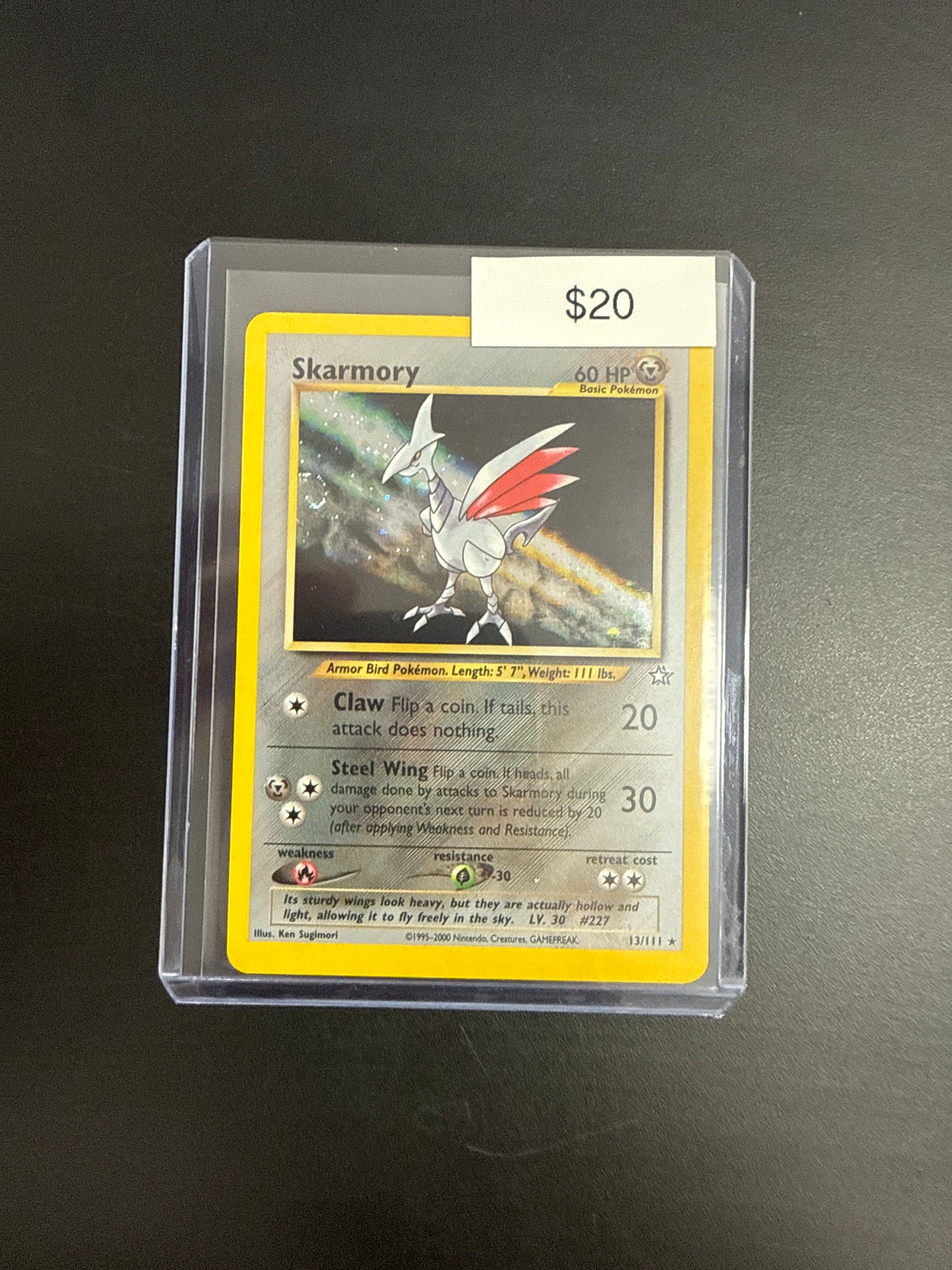 Pokémon Skarmory Holo 13/111