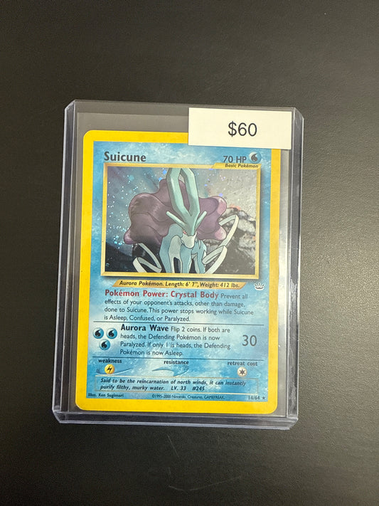 Pokémon Suicune Holo 14/64