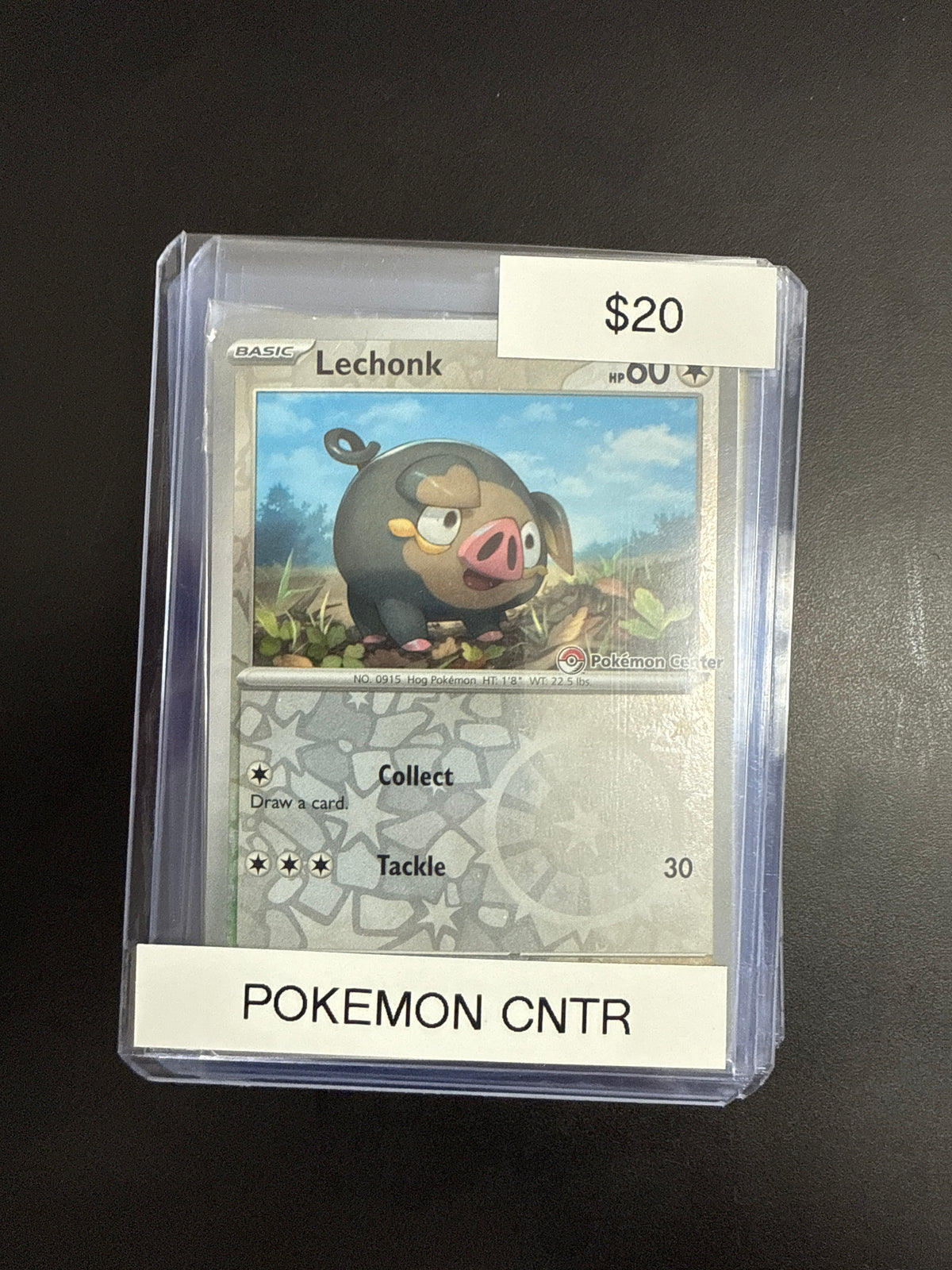 Pokémon LECHONK Pokemon Center Promo 155/198