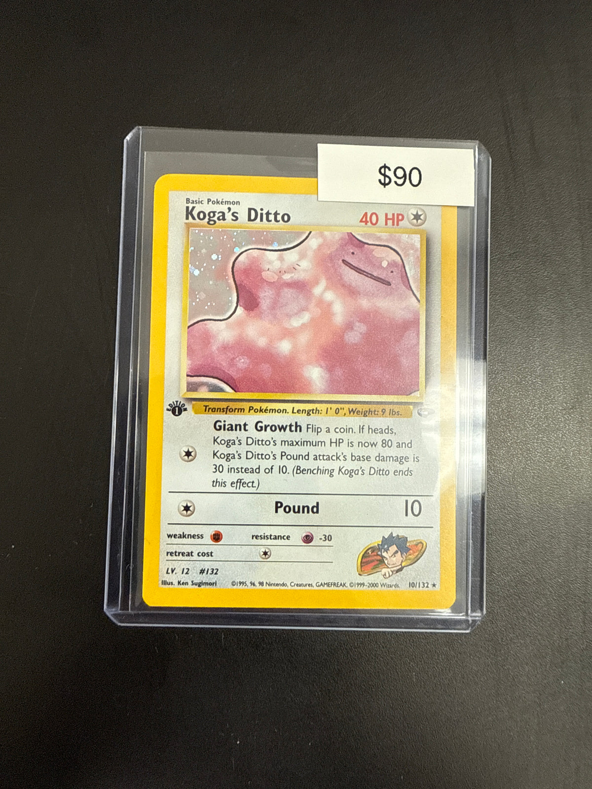 Pokémon Koga Ditto 10/132 1st Ed.