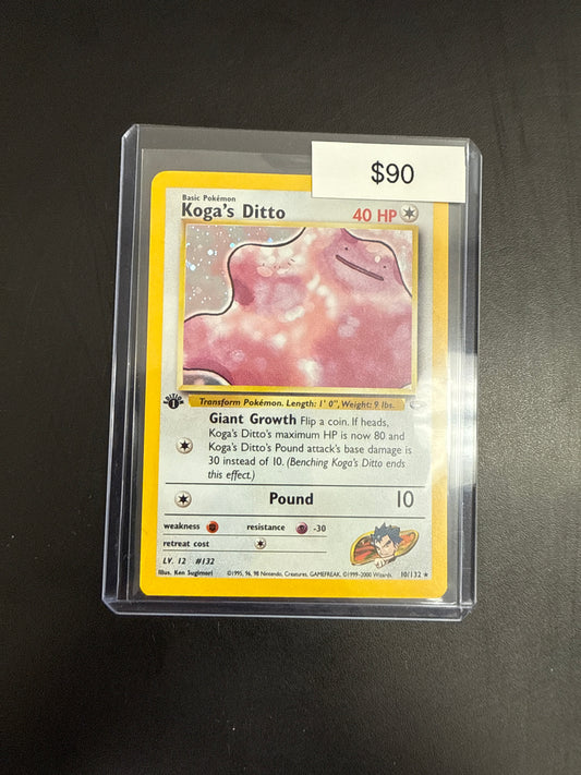 Pokémon Koga Ditto 10/132 1st Ed.