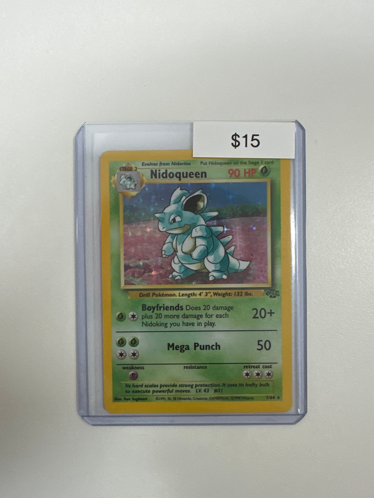 Pokemon Nidoqueen Unlimited Jungle 7/64