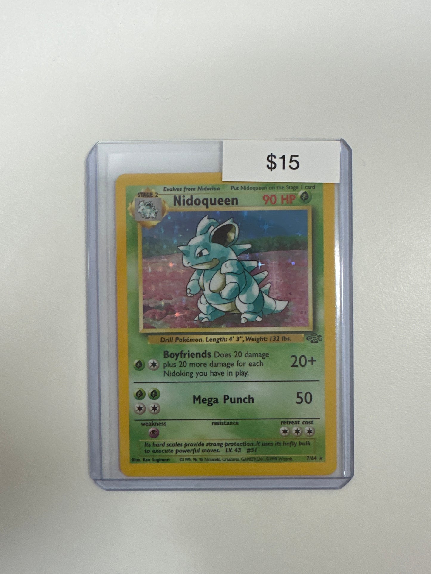 Pokemon Nidoqueen Unlimited Jungle 7/64