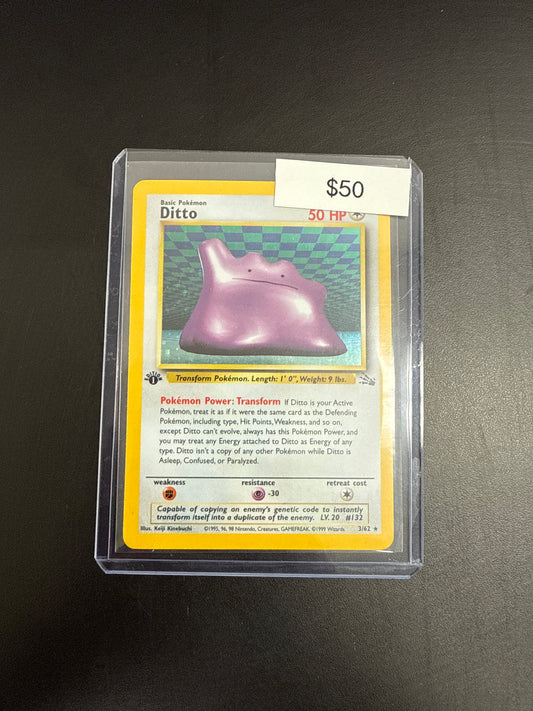 Pokémon Ditto 3/62 1st Ed.