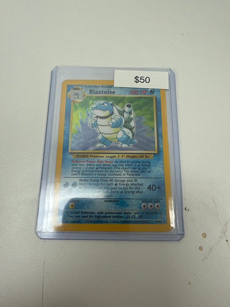 Pokémon Blastoise Base Set Holo 2/102