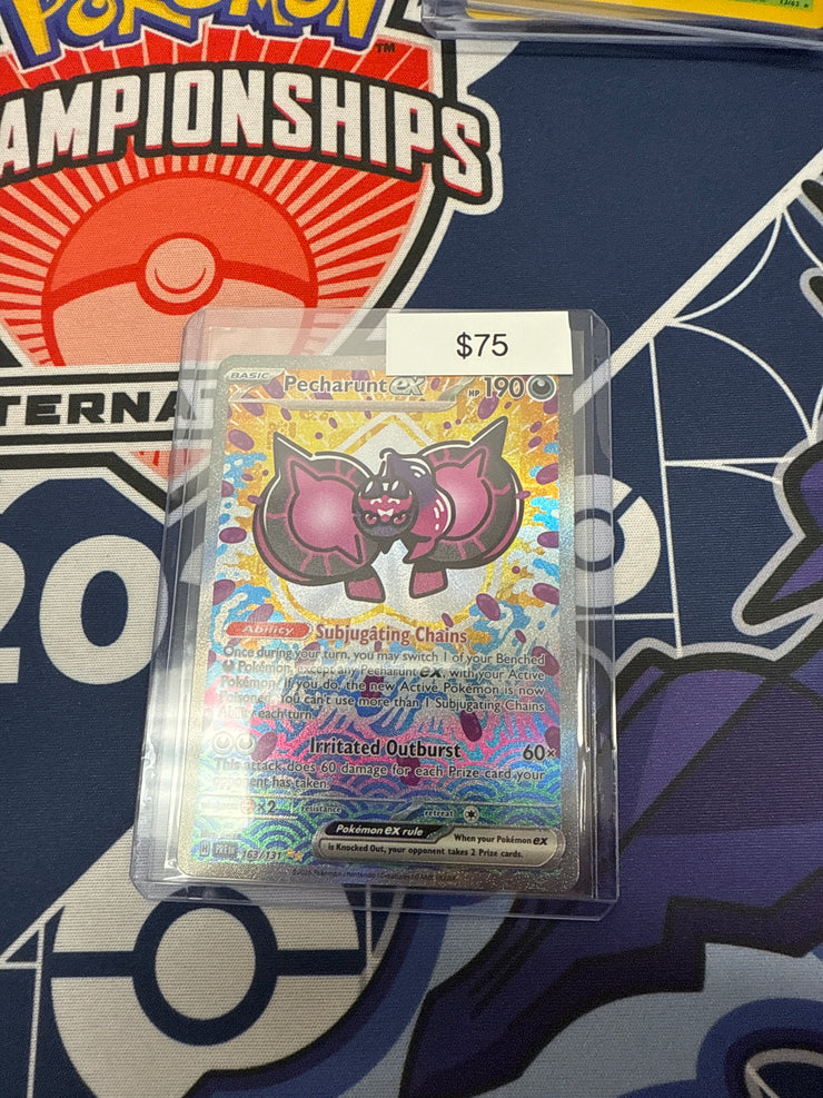 Pokemon Prismatic Evolutions Pecharunt ex 163/131