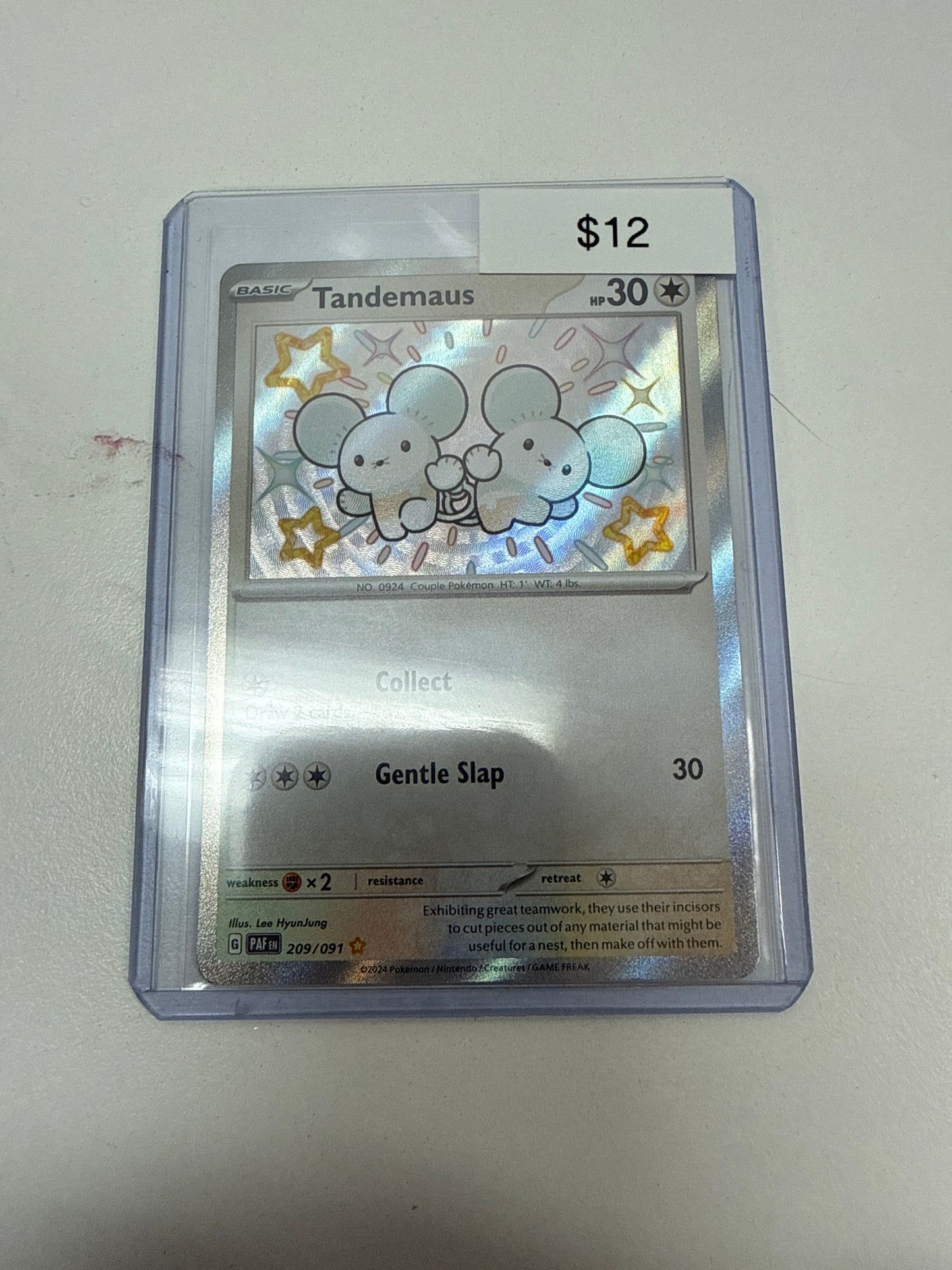 Pokemon Tandemaus Baby Shiny #209/091