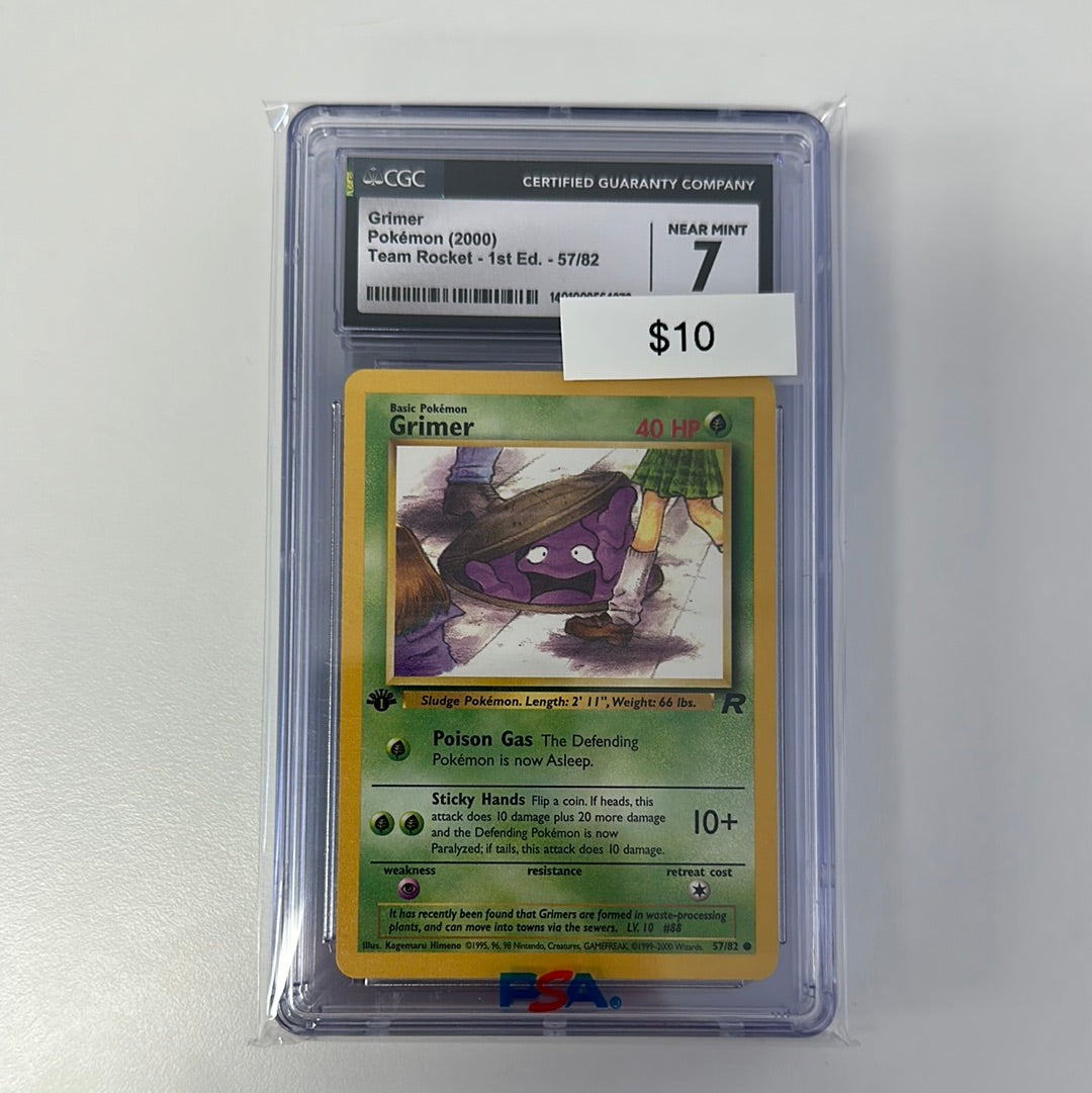 Pokémon 2000 Team Rocket Grimer CGC 7