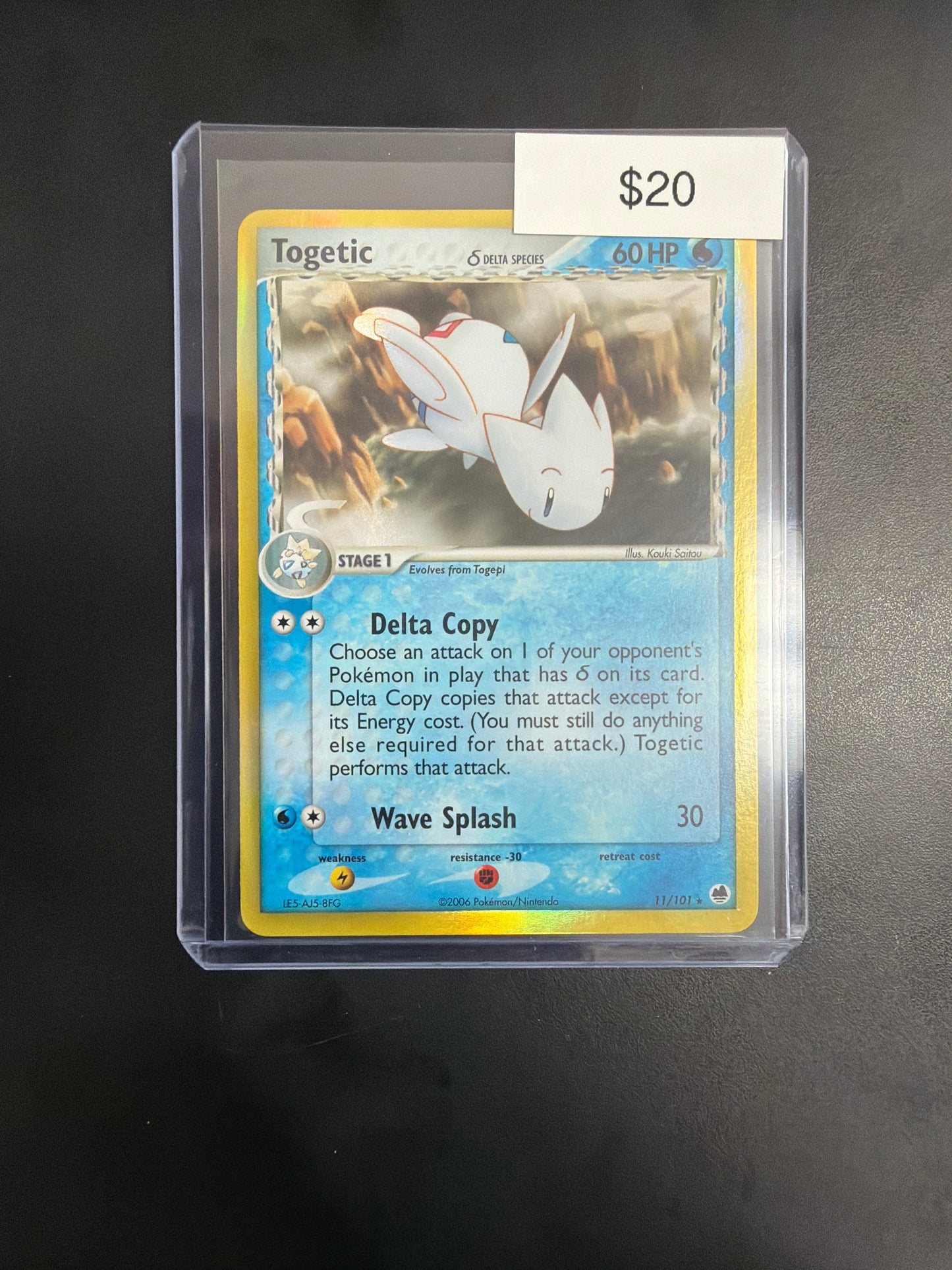 Pokemon Togetic Delta Species 11/101 NM