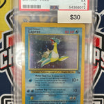 Pokemon Lapras 10/62 Holo PSA 5