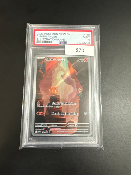 Pokémon 151 Charmander 168 PSA 9