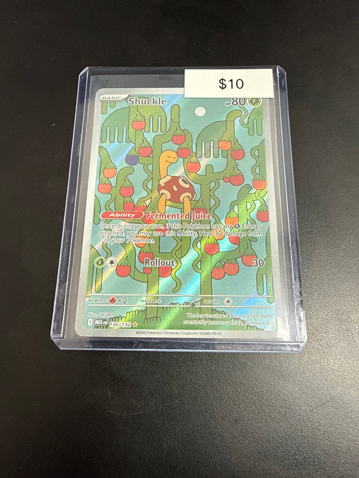 Pokemom Mega Evolution Shuckle #136/132