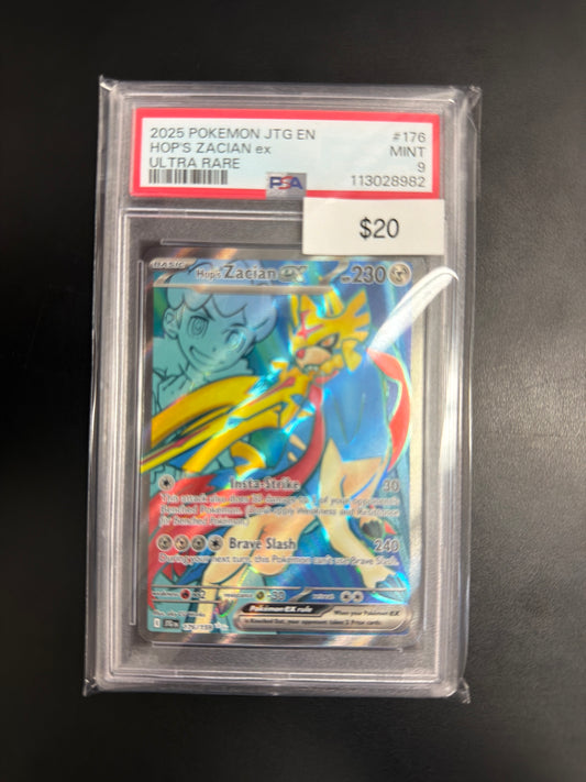 Pokemon Zacian EX #176 PSA 9