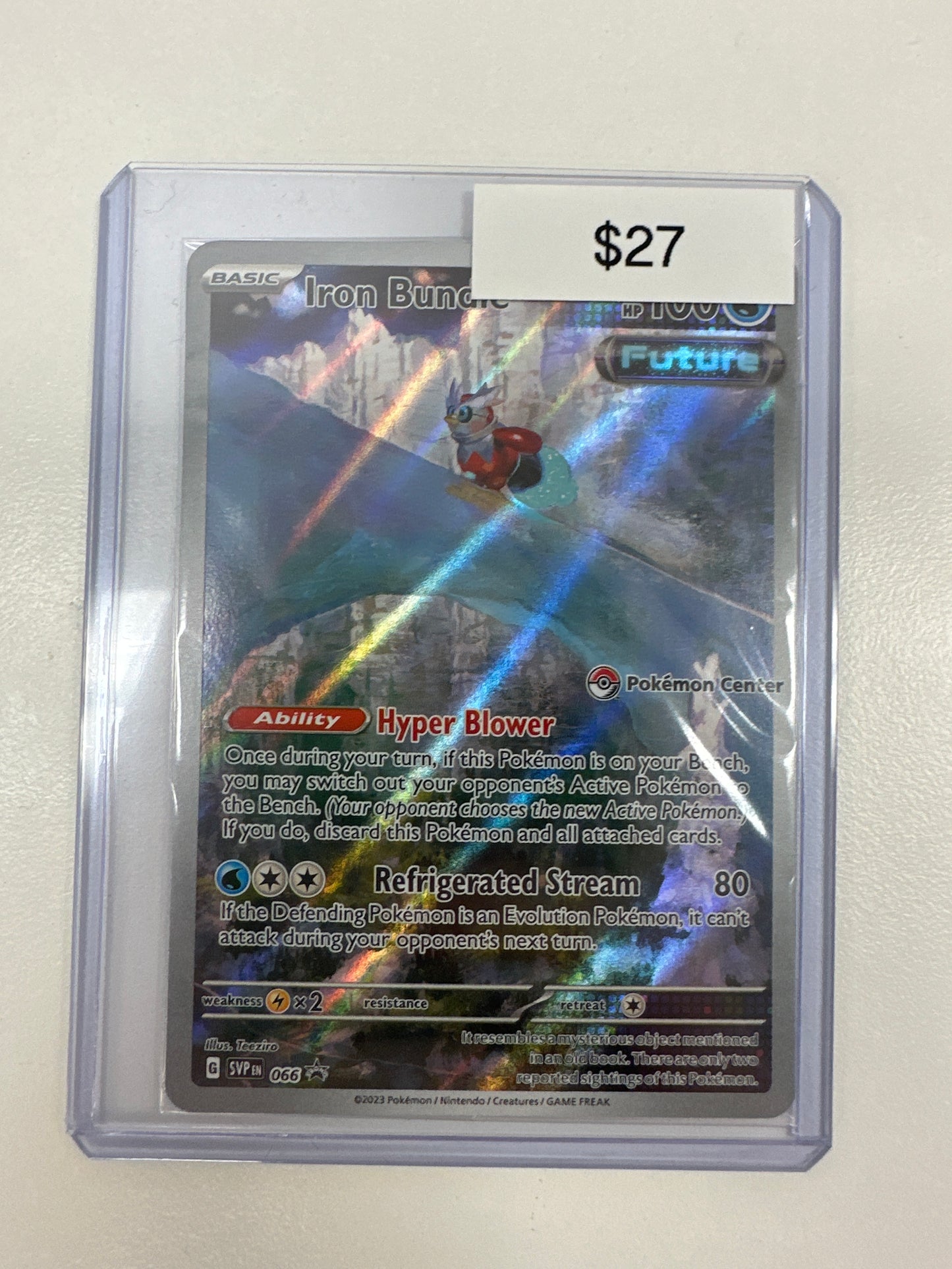 Pokemon Iron Bundle Pokemon Center Stamped Promo 066