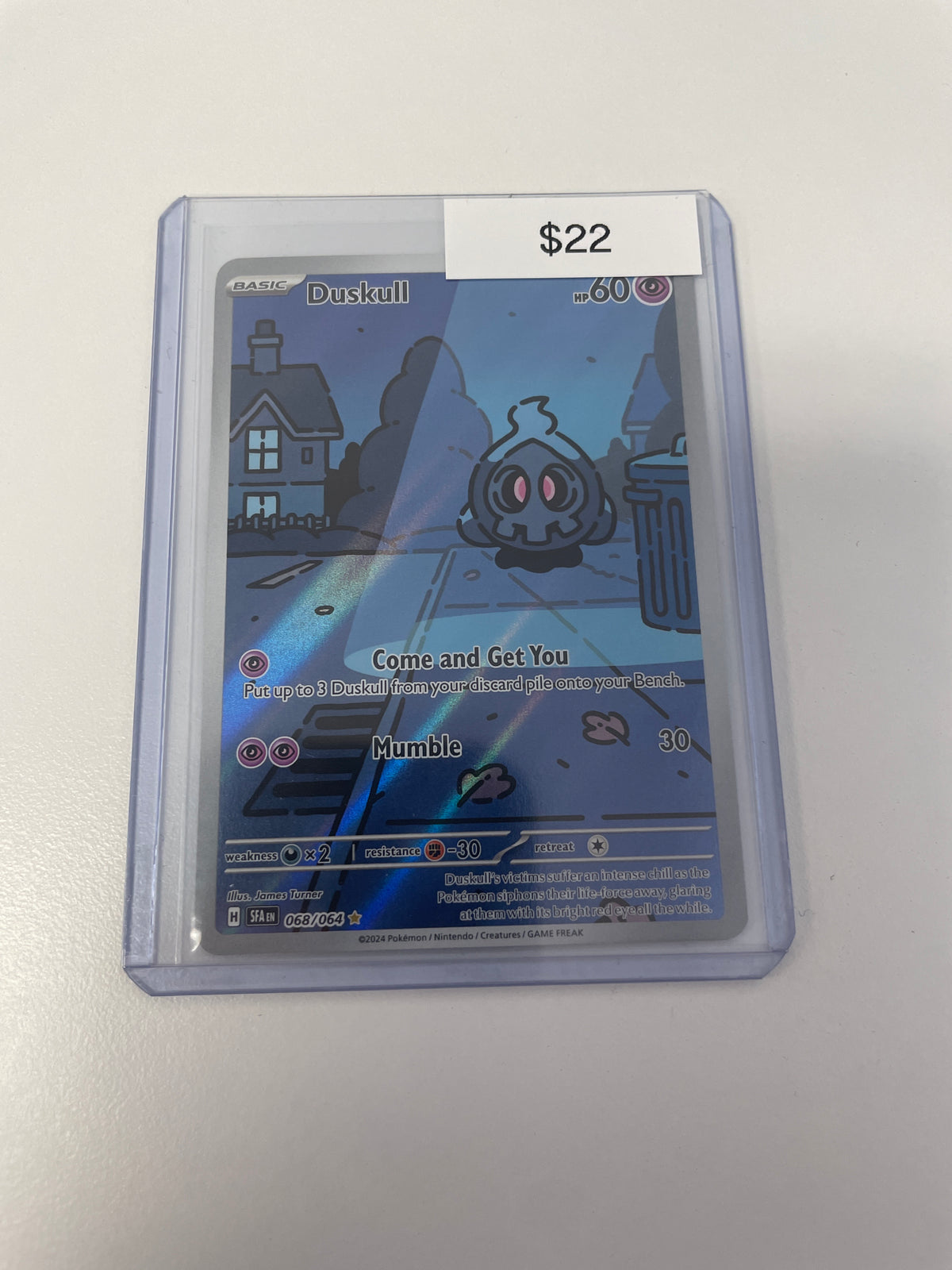 Pokemon Duskull Full Art #068/064