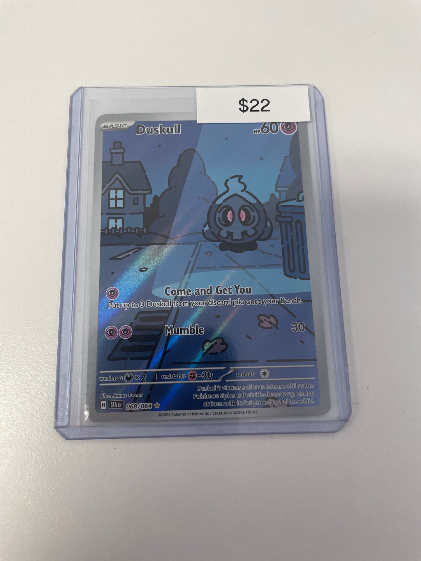 Pokemon Duskull Full Art #068/064