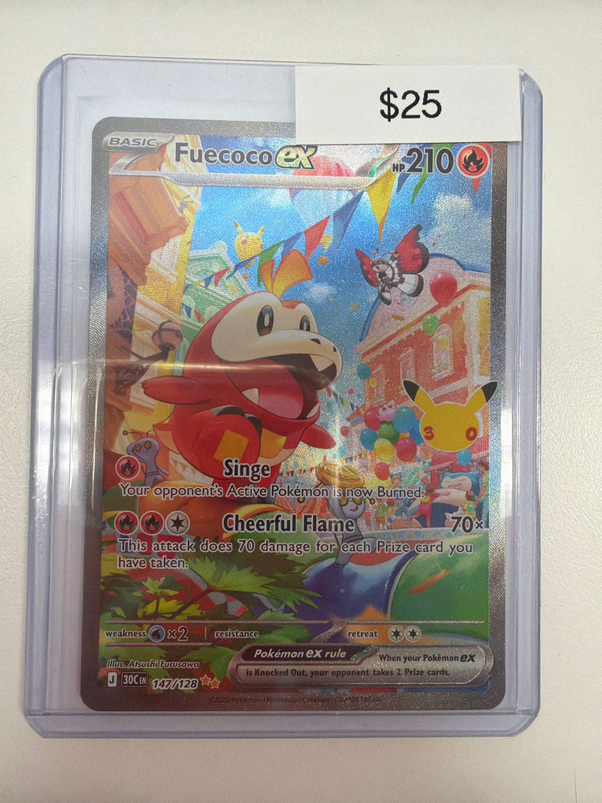 Pokemon Fuecoco ex 147/128
