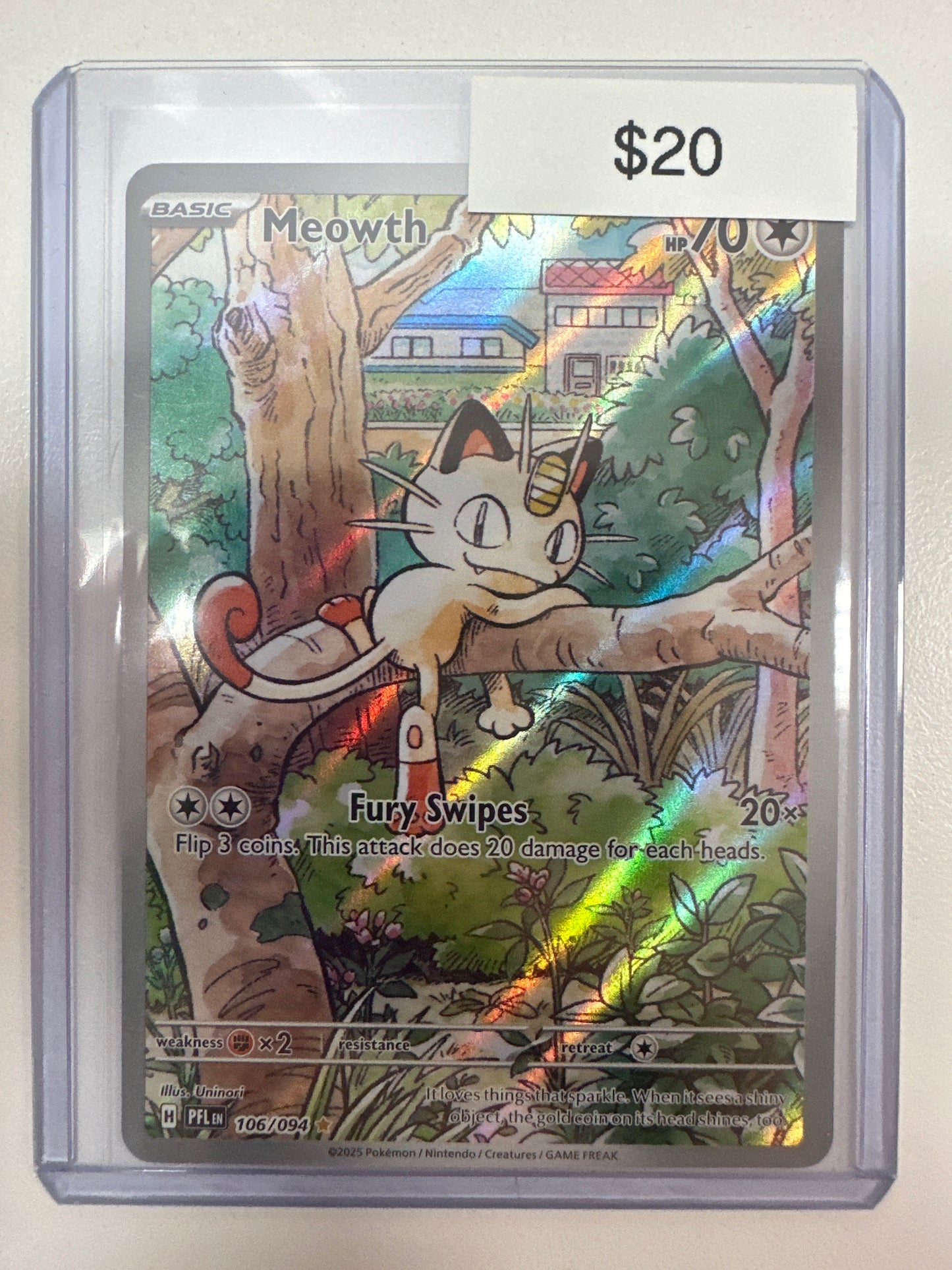 Pokemon Meowth 106/094