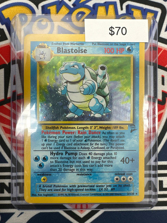Pokémon Base Set 2 Blastoise Holo 2/130