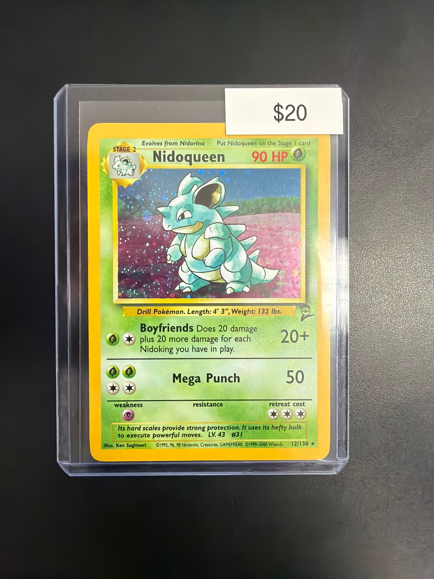 Pokemon Nidoqueen Base 2 #12/130