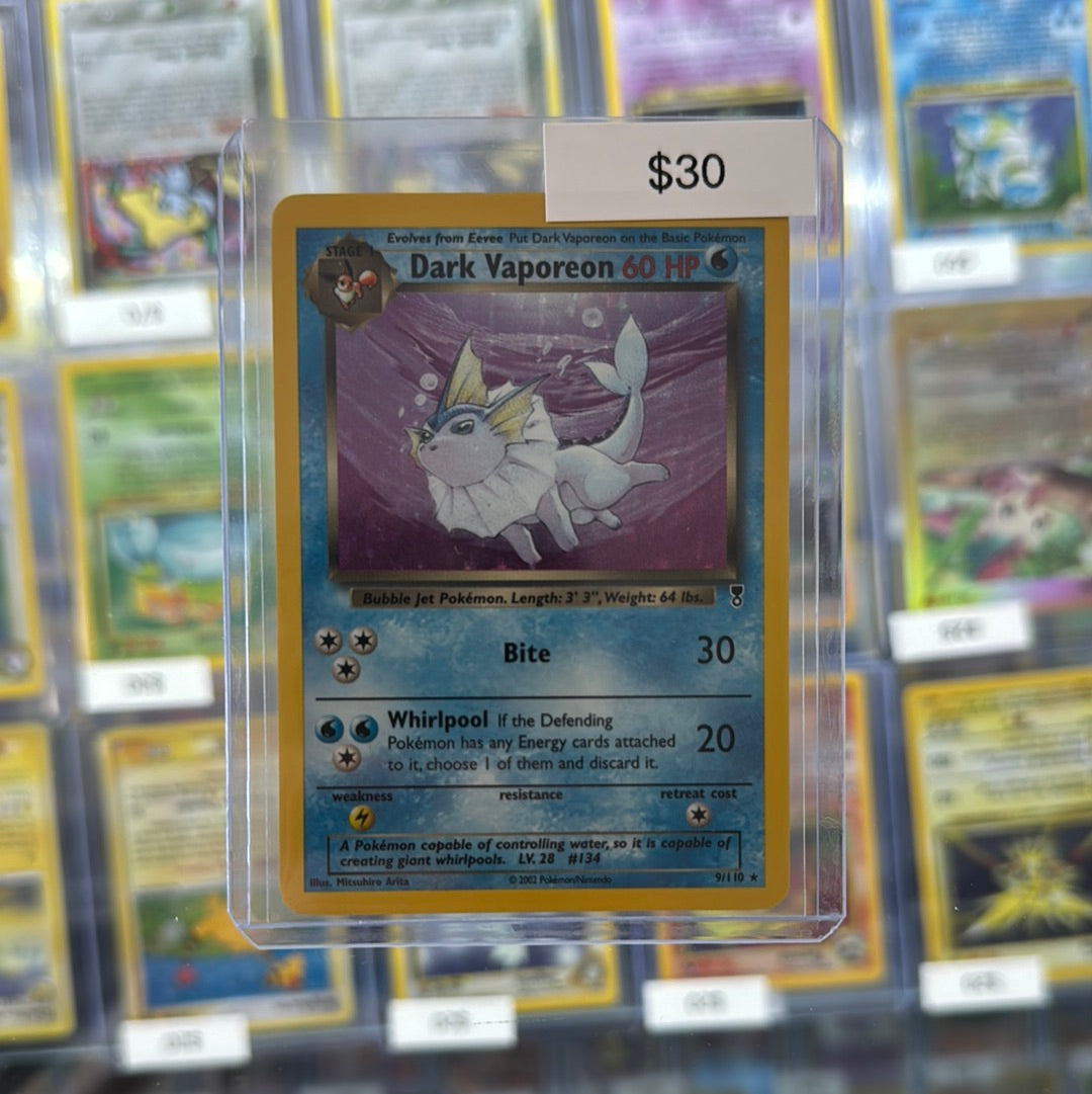 Pokémon Dark Vaporeon Holo 9/110