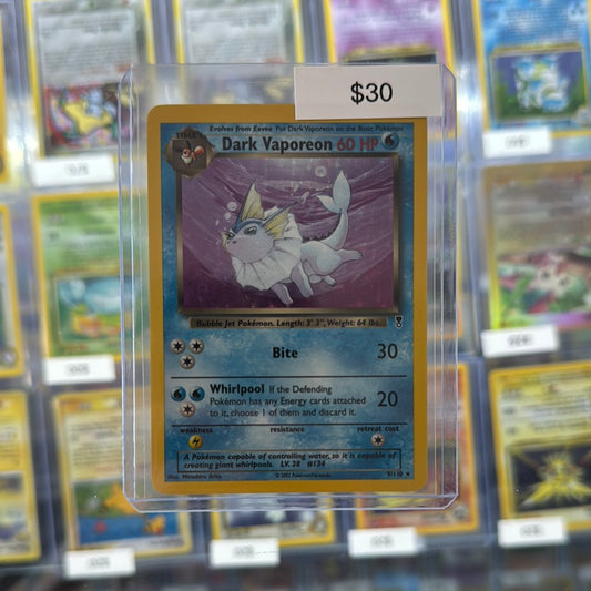 Pokémon Dark Vaporeon Holo 9/110
