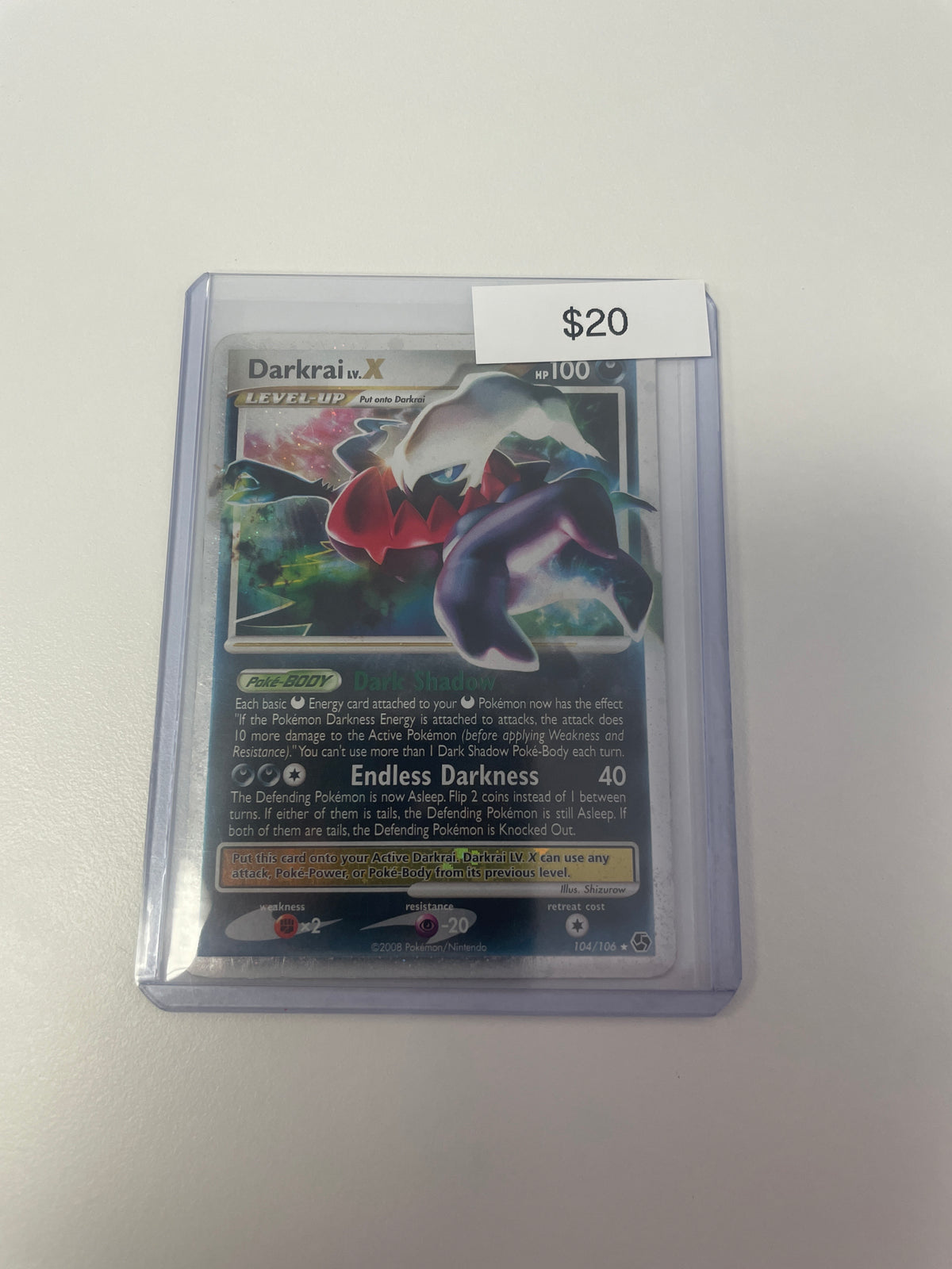 2008 Darkrai X Holo #104/106