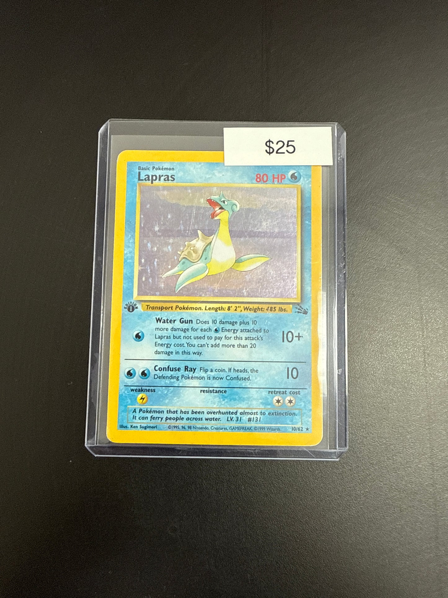 Pokémon Lapras 1st Ed. 10/62