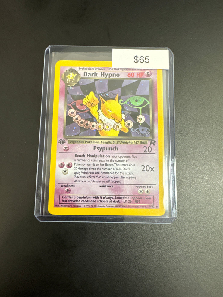 Pokémon Dark Hypno 1st Ed. 9/82